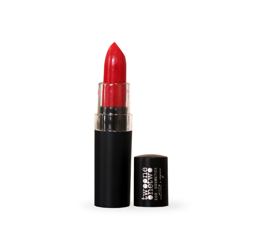 Batom Hidratante Romã e Argan Alta Cobertura Longa Duração Vegano ( Vermelho ou Nude) 3,6g Twoone Onetwo