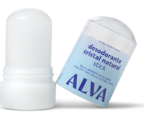 Alva Desodorante Stick Cristal Natural Mini - 24 hrs de proteção 60g - Image 3