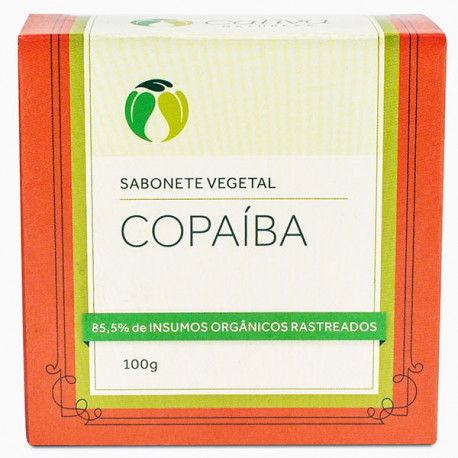 Sabonete Vegetal de Copaíba Orgânico Cativa Natureza 100g