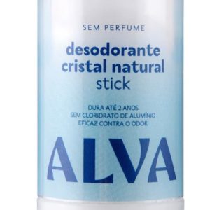 Alva Desodorante Stick Cristal Natural - 24 hrs de proteção 120g