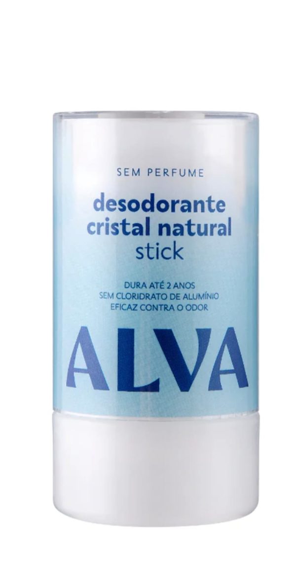 Alva Desodorante Stick Cristal Natural - 24 hrs de proteção 120g