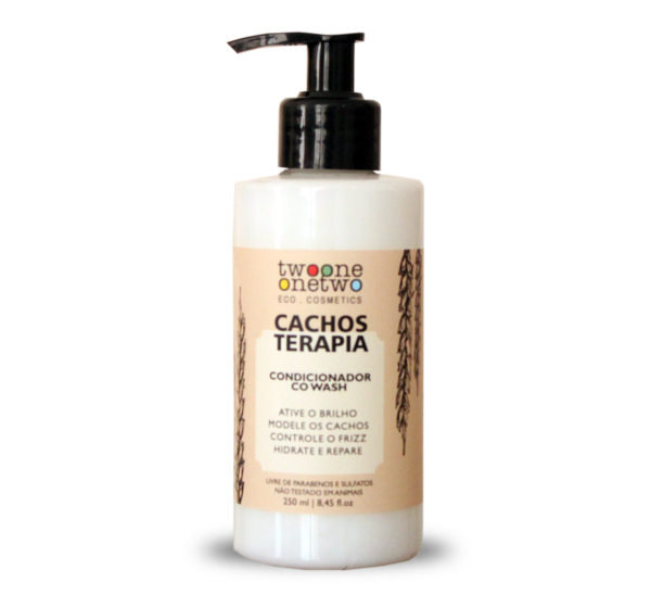 Condicionador Cachos Terapia Cowash ( Light Poo) Chia e Linhaça 250ml Natural Vegano