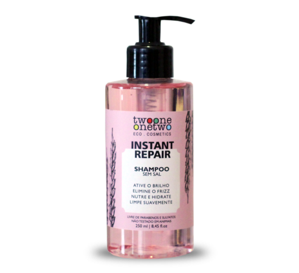 Shampoo Instant Repair Jojoba e Coco 250 ml TwooneOnetwo