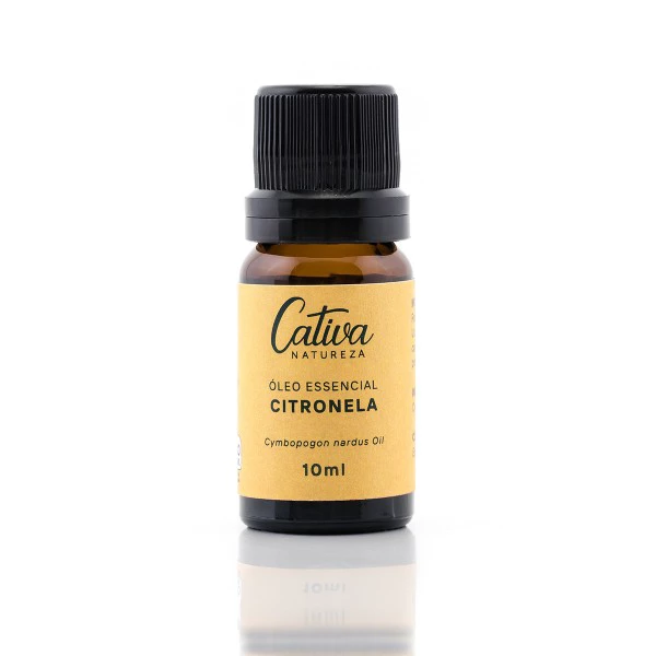 Óleo Essencial de Citronela Repelente Natural Orgânico Vegano 10 ml