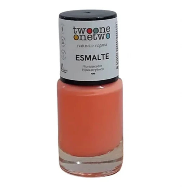 Esmalte Hipoalergênico Vegano Fortalecedor 10ml GOLDEN HOUR 1652 Twoone Onetwo