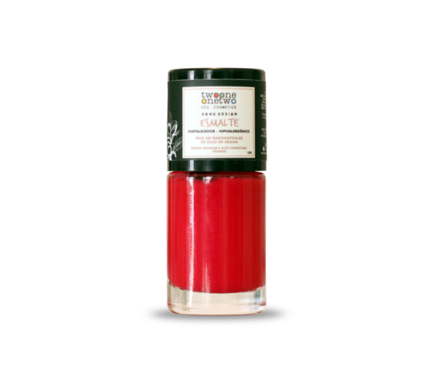 Esmalte Hipoalergênico Vegano Fortalecedor 10ml APPLE GARDEN (1623) Twoone Onetwo