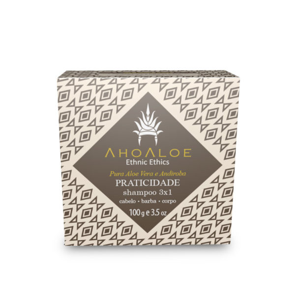 Shampoo Sólido 3x1 Cabelo- Barba- Corpo 100g