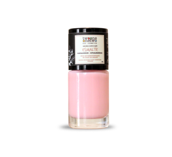 Esmalte Hipoalergênico Vegano Fortalecedor 10ml LIGHT ROSE (1604) Twoone Onetwo