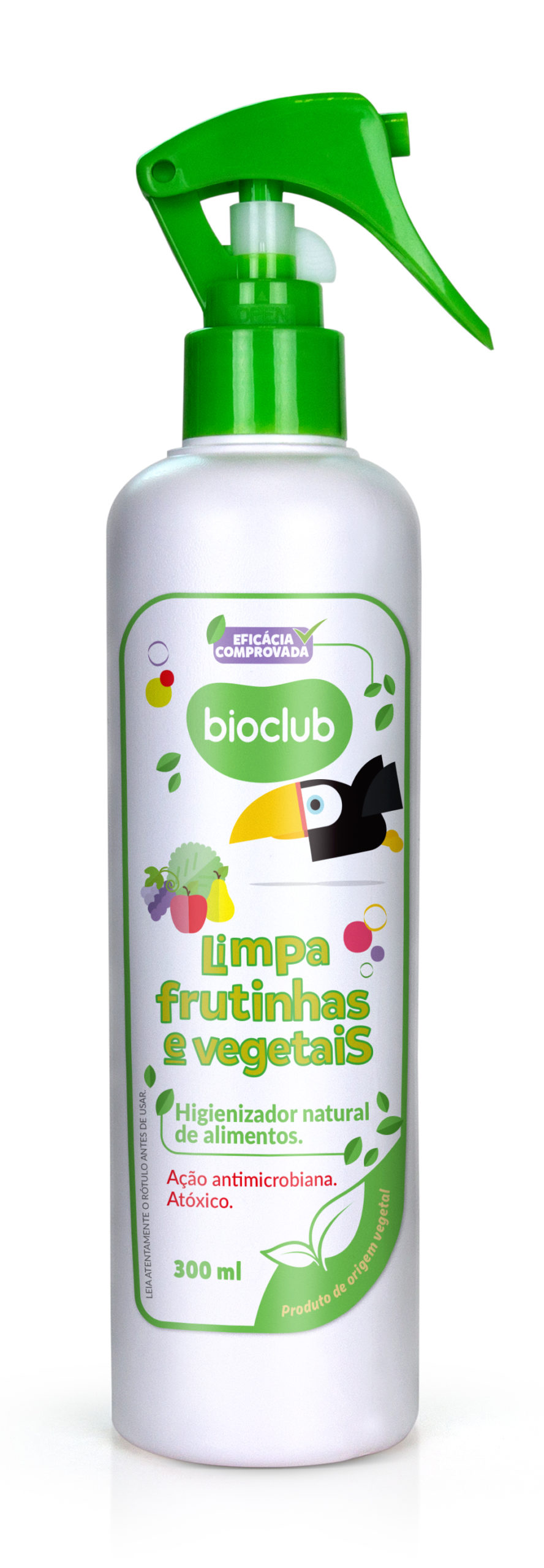 Limpa frutinhas e vegetais Orgânico Bioclub 300ml
