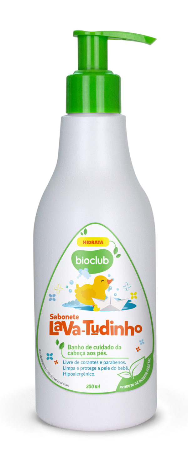 Sabonete líquido Infantil Lava- Tudinho Bioclub 300ml