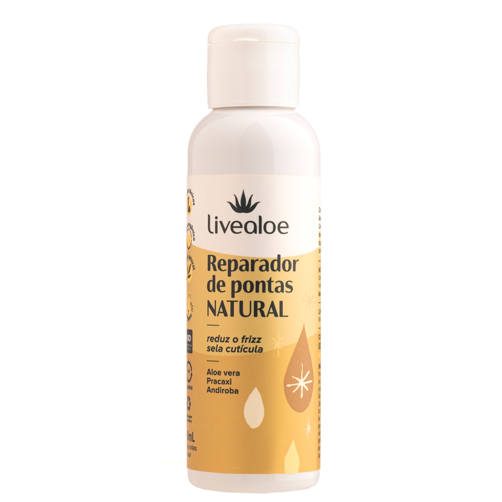 Reparador de Pontas Natural 60ml Livealoe