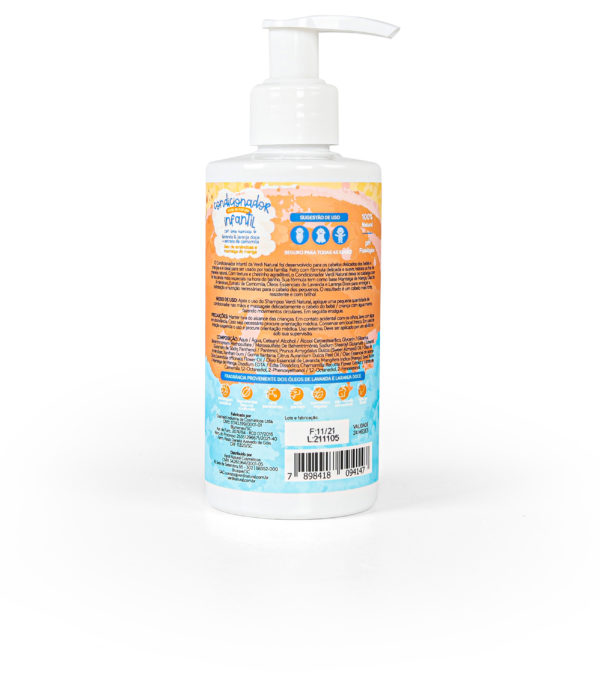 Condicionador Infantil 100% Natural- Lavanda, Laranja Doce e Camomila - Image 3