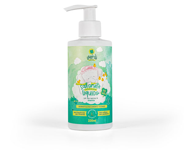 Espuma de vapor - Sabonete líquido e Shampoo com óleo essencial menta