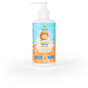 Shampoo Infantil 100% Natural- Lavanda, Laranja Doce e Pantenol