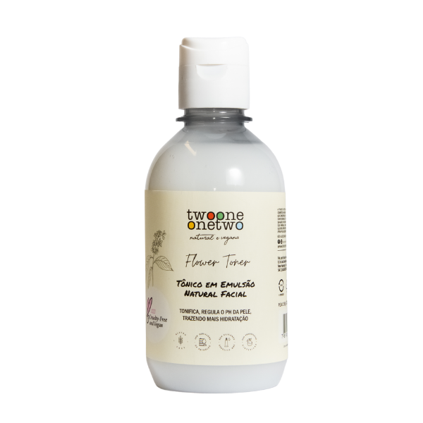 Tônico em Emulsão Natural Facial Flower Toner 250g