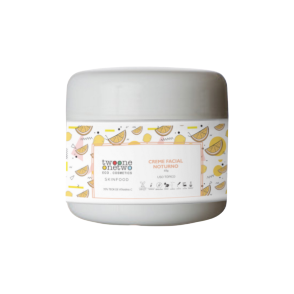 Creme Facial Natural Noturno com Vitamina C 60g TWOONETWO