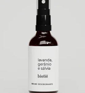 Desodorante em Spray Natural - Lavanda, Gerânio e Sálvia - Biotiê 50ml