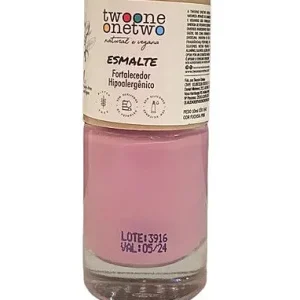 Esmalte Hipoalergênico Vegano Fortalecedor 10ml FUCHSIA PINK (1643) Twoone Onetwo