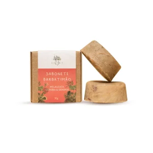 Sabonete de Barbatimão, Copaíba, Melaleuca e Gerânio 90g
