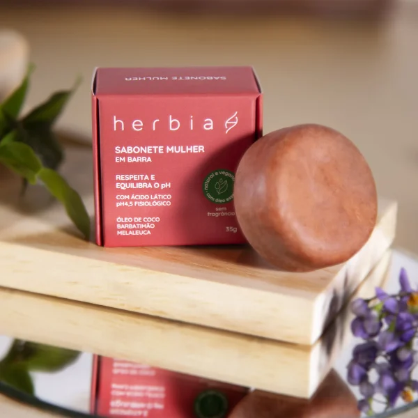 Sabonete Mulher Natural e Vegano - Herbia em barra 35g - Image 2