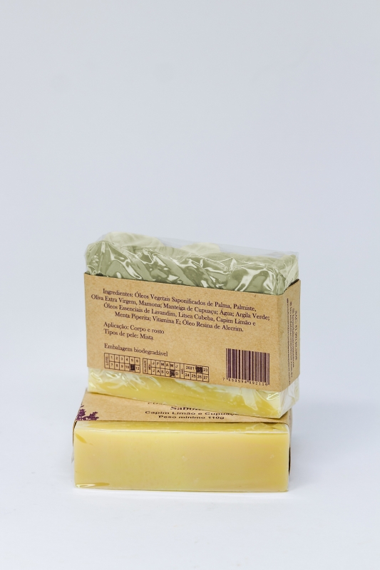Sabonete de Capim Limão e Cupuaçu - Lavandalma 110g - Imagem 3