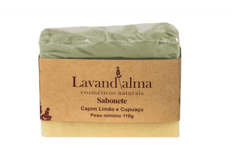 Sabonete de Capim Limão e Cupuaçu - Lavandalma 110g