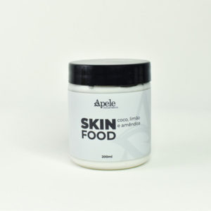 Creme Skin Food de Coco, Limão e Amêndoas - Apele 200ml