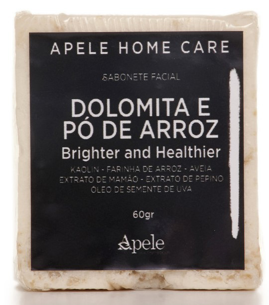 Sabonete Facial de Dolomita e Pó de Arroz - Apele 60g