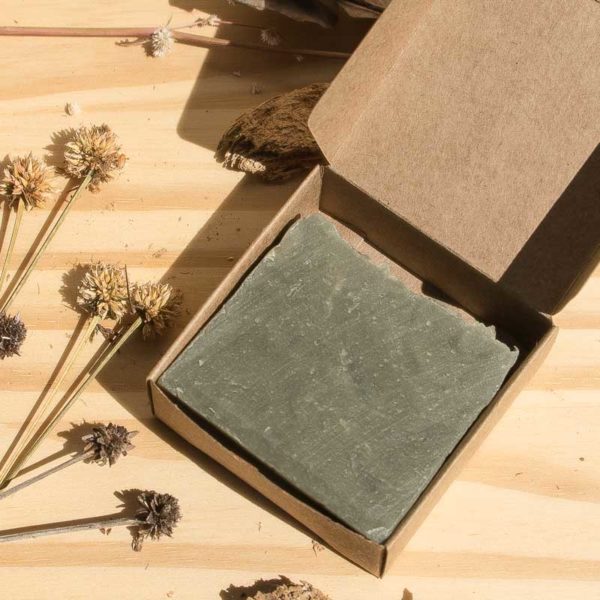 Sabonete Vegetal de Argila Verde, Hortelã Pimenta e Melaleuca - Baobá Saboaria 110g - Image 3