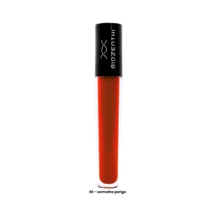 Batom Liquido Italian Make Vermelho Perigo - Biozenthi 4,5g