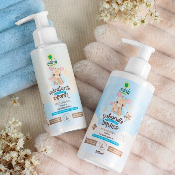 Sabonete Líquido Probiótico Neutro para Pele Sensível Infantil - Verdi 200ml - Image 2
