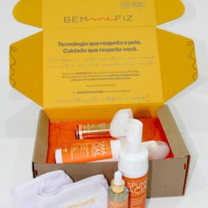 Kit CajuUau - Espuma de Limpeza e Sérum de Vitamina C - Bem Me Fiz