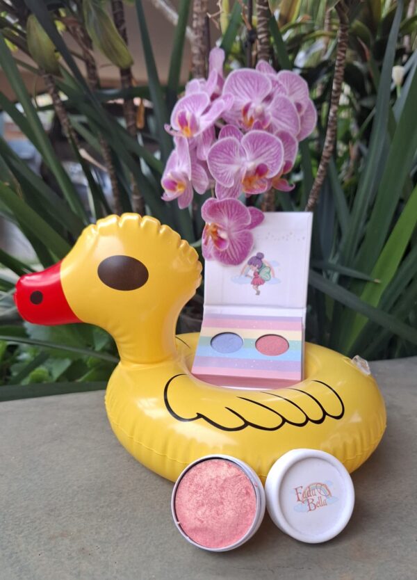 Kit de 1 Duo de sombras e 1 Blush infantil - Fada Bella