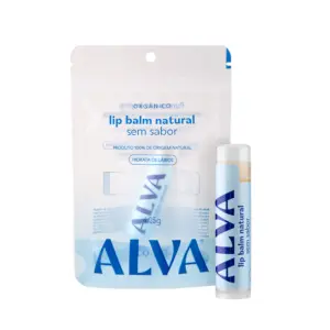 Lip Balm Orgânico Sem Sabor - Alva 4,25g
