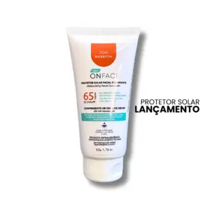 OnFace Protetor Solar Facial com FPS 65 e UVA-PF 23 - Biozenthi 50g