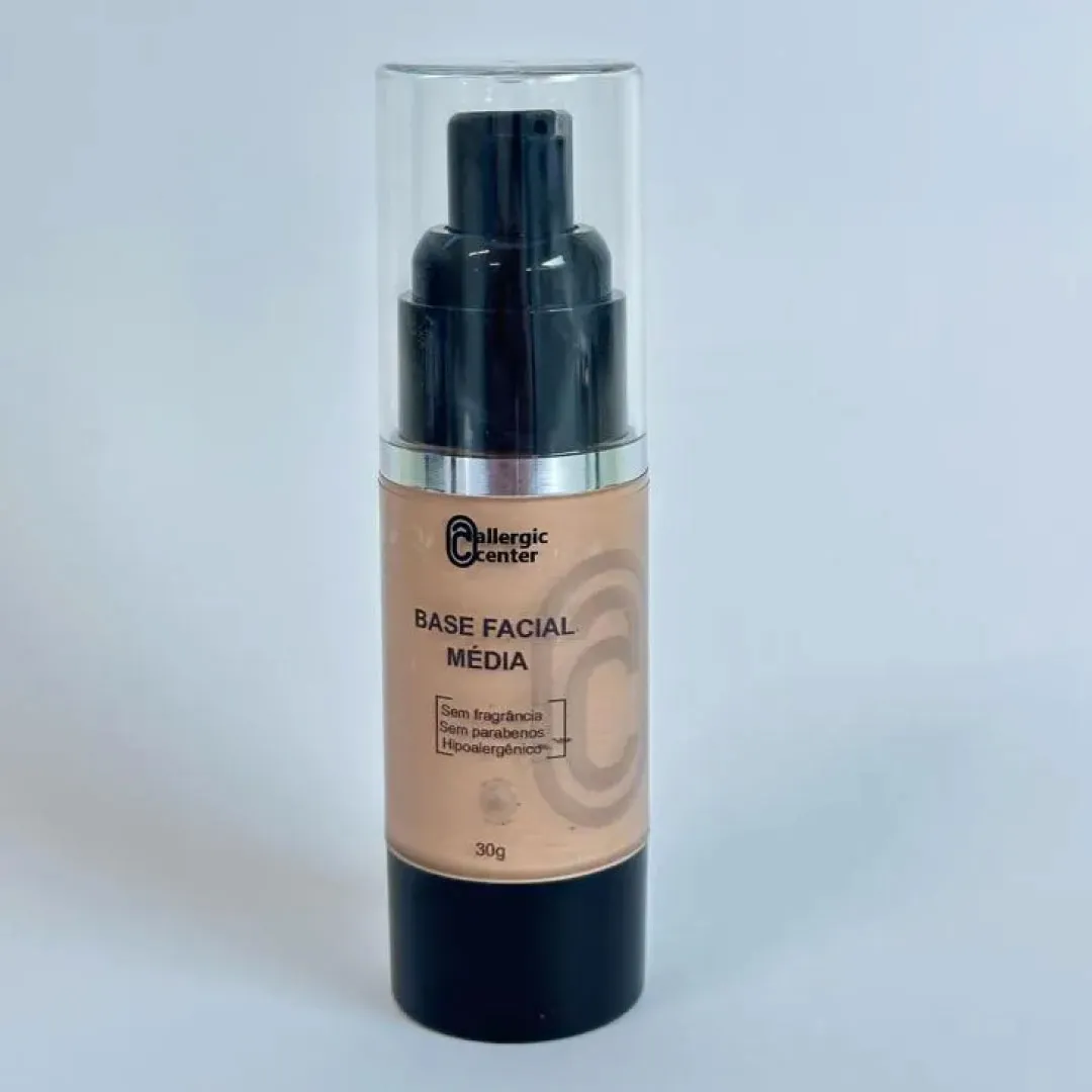 Base Facial Cor Média - Allergic Center 30g
