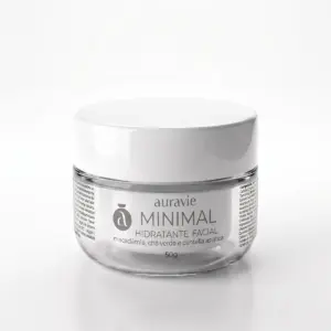 Hidratante Facial Minimal - Macadâmia, Chá Verde e Centella Asiática - Auravie 50g