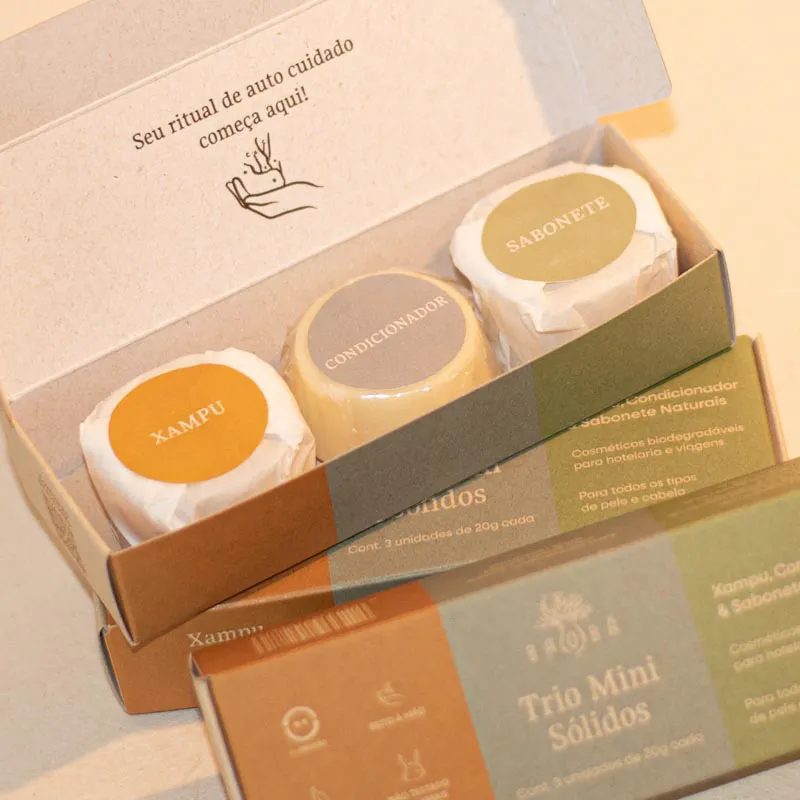 Trio Mini Sólidos 3 unidades - Baobá 20g cada